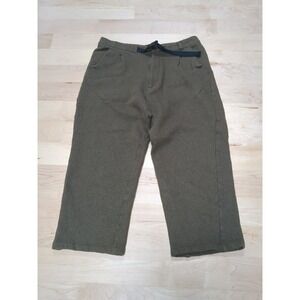 Icebreaker Goldwin‎ Capri Pants Belted Thick 30X21 Green Women's Sz Small